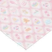 Pastel Sweet Holiday Treats with Bows Tafelkleed (Gekanteld)