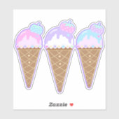 pastel Sweet Ice Cream Sticker (Vel)