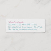 Pastel Sweet Macarons Bakkerij Visitekaartjes (Achterkant)