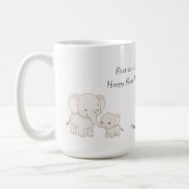 Pastel Sweet Mommy Olifant en kind Mok