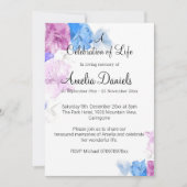 Pastel Sweet Pea-viering van het leven Kaart (Voorkant)