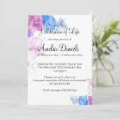 Pastel Sweet Pea-viering van het leven Kaart (Staand voorkant)