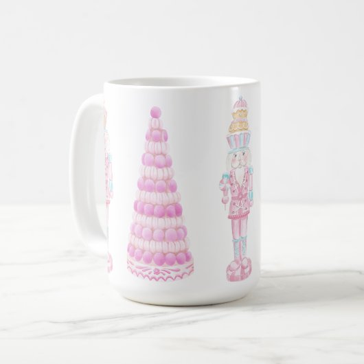 Pastel Sweet Treats Nutcracker Koffiemok (Voorkant links)
