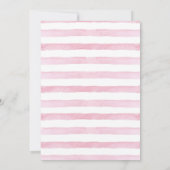 Pastel Sweets Donut & Snoep First Birthday Kaart (Achterkant)