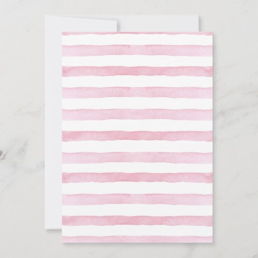 Pastel Sweets Donut & Snoep First Birthday Kaart (Achterkant)