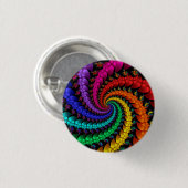 Pastel Swirl- Ronde Button 3,2 Cm (Voorkant /achterkant)