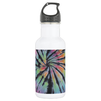 Pastel Swirl Spiral Tie Dye Waterfles