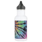 Pastel Swirl Spiral Tie Dye Waterfles (Rechts)