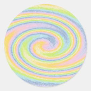 Pastel Swirl Stickers