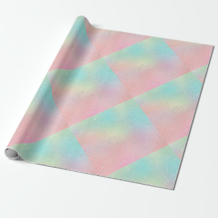 Pastel swirl stropdas kleurstof schattig roze blau cadeaupapier