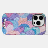 Pastel Swirls Creëer Calm Waves Case-Mate iPhone Case (Achterkant (horizontaal))