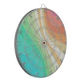 Pastel Swirls Dartbord (Voorkant Links)