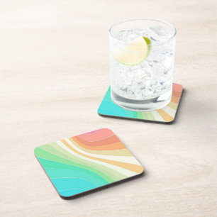 Pastel Swirls Drankjes Onderzetter