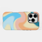 Pastel Swirls iPhone Hoesje (Achterkant horizontaal)