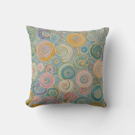 Pastel Swirls Kussen