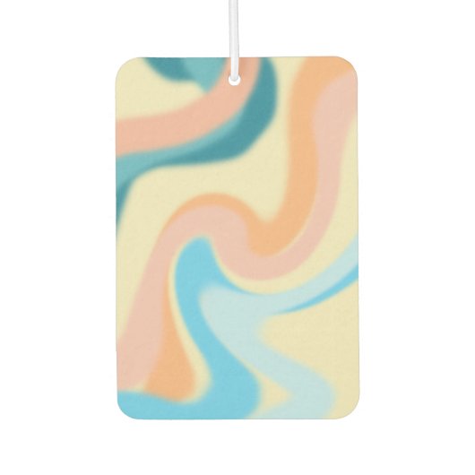 Pastel Swirls Luchtverfrisser (Voorkant)