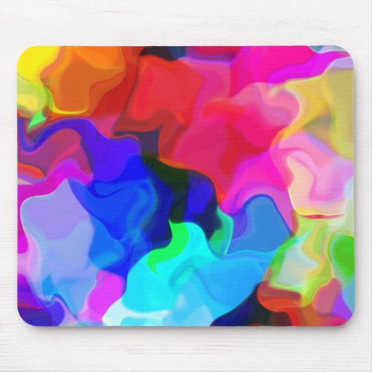 Pastel Swirls Muismat (Voorkant)