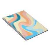 Pastel Swirls Notitieboek (Rechterzijde)