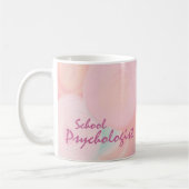 Pastel Swirls School Psychologist Coffee Mok (Links)
