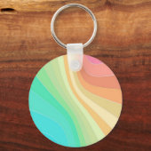 Pastel Swirls Sleutelhanger (Voorkant)