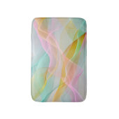 Pastel Symphony of Floating Sheer Ribbons Badmat (Voorkant Verticaal)