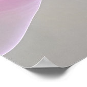 Pastel Symphony of Floating Sheer Ribbons Poster (Hoek)