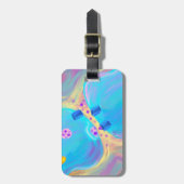 Pastel Synaps Bagagelabel (Voorkant verticaal)