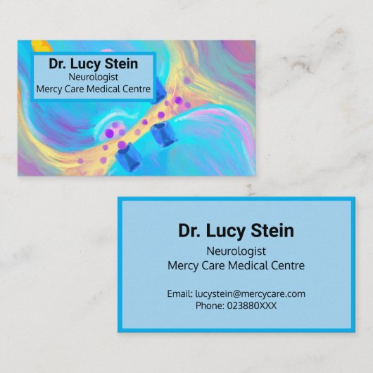 Pastel Synaps Visitekaartje (Voorkant / Achterkant)