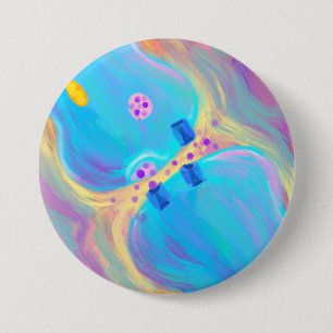 Pastel Synapsis Ronde Button 7,6 Cm