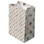 Pastel Taarten, Ballonnen & Confetti Scandi Medium Cadeauzakje (Achterkant Gekanteld)