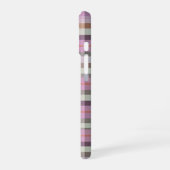 Pastel Tartan Plaid Pattern Design iPhone 16 Hoesje (Linkerkant)