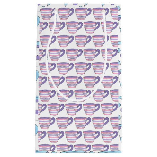 Pastel Tea Cup Teacup Tea Party Cuppa Tea Klein Cadeauzakje (Voorkant)