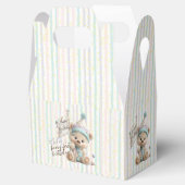 Pastel Teddy Bear Birthday  Bedankdoosjes (Geopend)