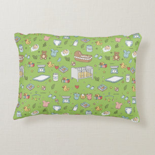 Pastel teddybeer eend decoratieve babyspeelkamer k accent kussen