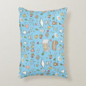 Pastel teddybeer eend decoratieve babyspeelkamer k accent kussen (Voorkant(Verticaal))