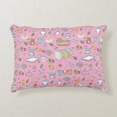 Pastel teddybeer eend decoratieve babyspeelkamer k accent kussen (Voorkant)