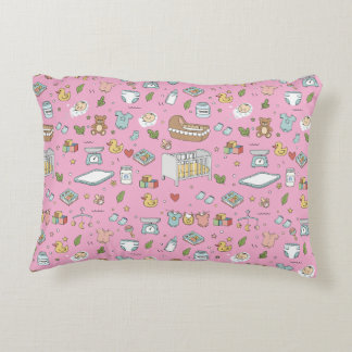 Pastel teddybeer eend decoratieve babyspeelkamer k accent kussen
