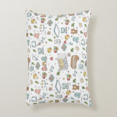 Pastel teddybeer eend decoratieve babyspeelkamer k accent kussen (Voorkant(Verticaal))