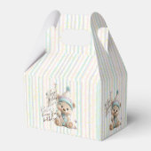 Pastel Teddybeer Verjaardag Bedankdoosjes (Achterkant)