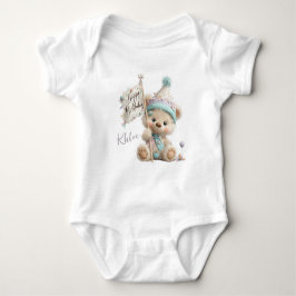 Pastel Teddybeer Verjaardag Romper