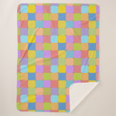 Pastel Tegels GSSC Sherpa Deken (Voorkant)