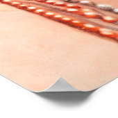 Pastel Tekening 1920 Flapper Meisje Rood Haar Poster (Hoek)