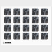 Pastel tekening Blue Great Dane Vierkante Sticker (Vel)