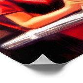 Pastel Tekening  Diner Man Vrouw Poster (Hoek)