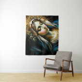 Pastel tekening Heilige Maagd Moeder Wandkleed (In situ)