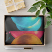 Pastel Tekening Kleurrijk Vrolijk Boeket van Ballo Tissuepapier (Geschenk)