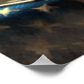 Pastel tekening krantenlezer poster (Hoek)