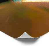 Pastel tekening Kristal Compote in Zon Stilleven Poster (Hoek)