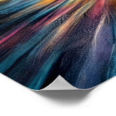 Pastel Tekening Mysterieuze Kosmos Poster (Hoek)