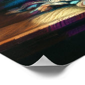 Pastel tekening Stilleven Vessel Stof Poster (Hoek)